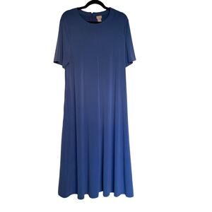 Chico's  Dress Womens Large Maxi Maxi Capsule Wardrobe Minimalist Career Flowy